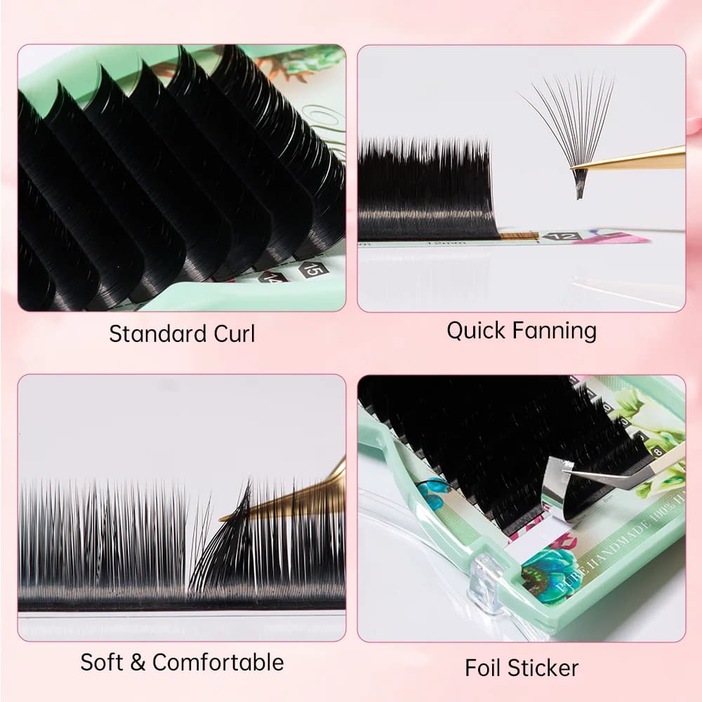 رموش Easy Fanning Smart Bloom بأطوال مختلطة