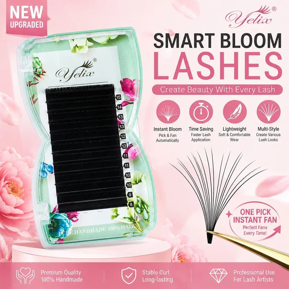رموش Easy Fanning Smart Bloom بأطوال مختلطة